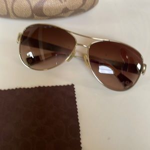 Coach Aviators (brown lenses)